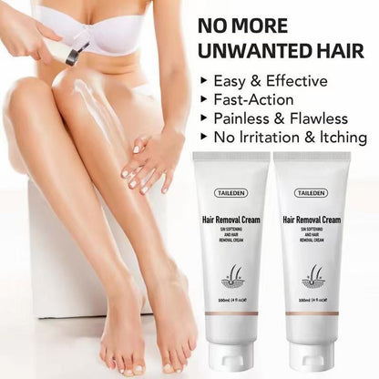 🌿 Painless Hair Removal Cream for Hormonal Facial Hair | Dermatologist-Recommended | Smooth, Flawless Skin Without Irritation ✨ | Quick & Long-Lasting Results 💖