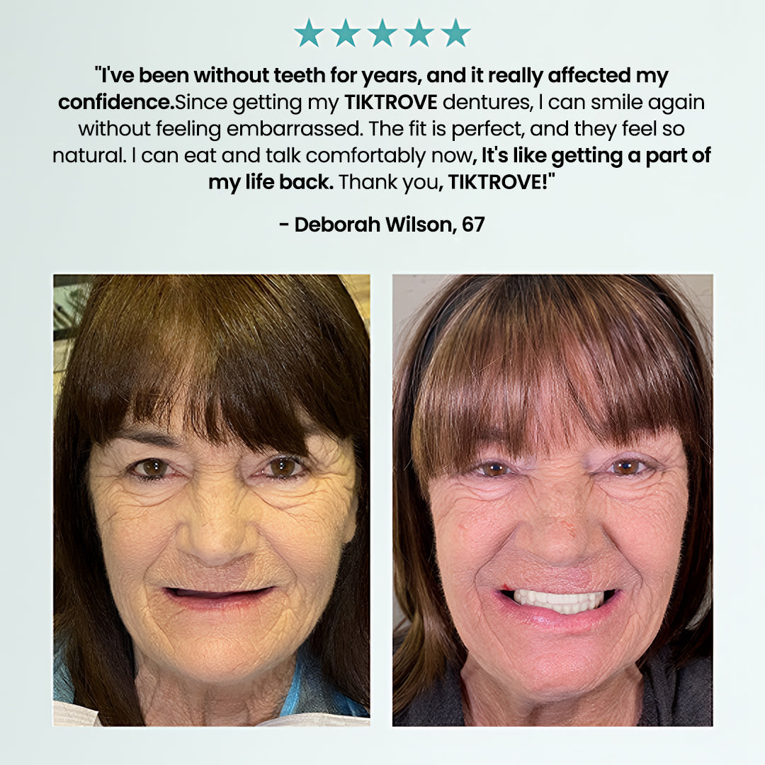 🦷  Fit Full Functional DenturesMake you more confident-Made in the USA -Certified