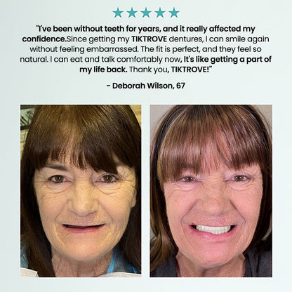 🦷  Fit Full Functional DenturesMake you more confident-Made in the USA -Certified