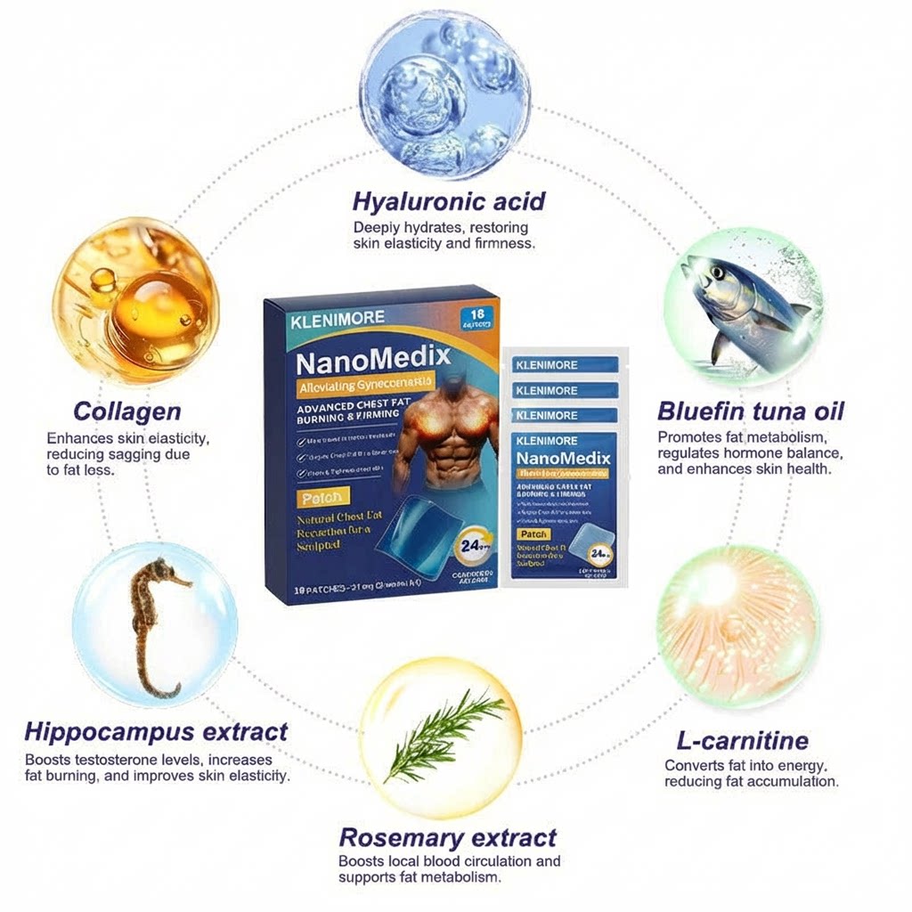 ⚕️💙vanoohx™ Gynecomastia Chest Fatburn & Firm Patch