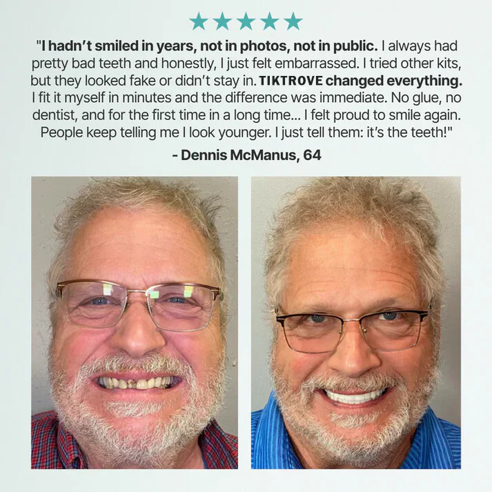 🦷  Fit Full Functional DenturesMake you more confident-Made in the USA -Certified