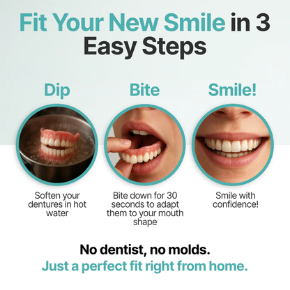 🦷  Fit Full Functional DenturesMake you more confident-Made in the USA -Certified