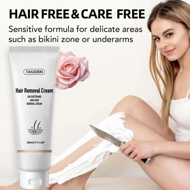 🌿 Painless Hair Removal Cream for Hormonal Facial Hair | Dermatologist-Recommended | Smooth, Flawless Skin Without Irritation ✨ | Quick & Long-Lasting Results 💖