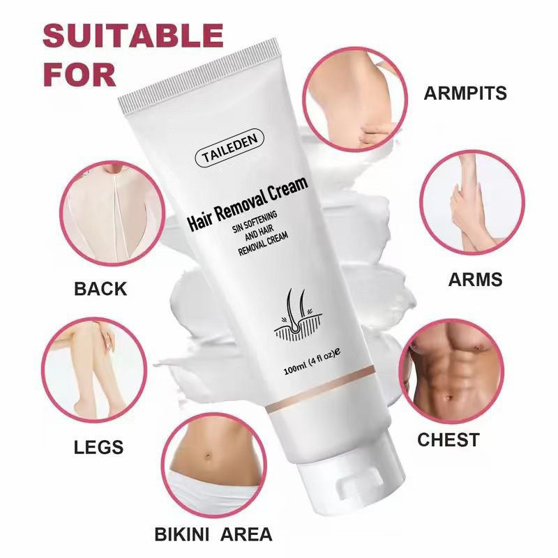 🌿 Painless Hair Removal Cream for Hormonal Facial Hair | Dermatologist-Recommended | Smooth, Flawless Skin Without Irritation ✨ | Quick & Long-Lasting Results 💖